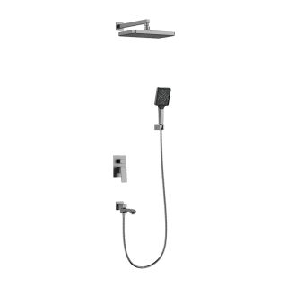 Душевой комплект Frap F7176-9 Оружейная сталь